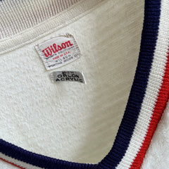 Échauffement en tissu éponge de tennis Wilson des années 1960 - WOW !
