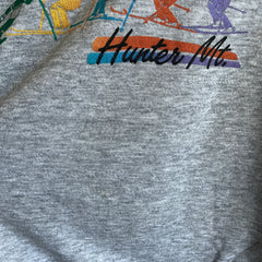 Sweat-shirt Hunter Mountain Ski des années 1980 par Hanes