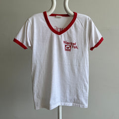 T-shirt à encolure en V et à col en V de l'hippodrome de Waterford Park des années 1970