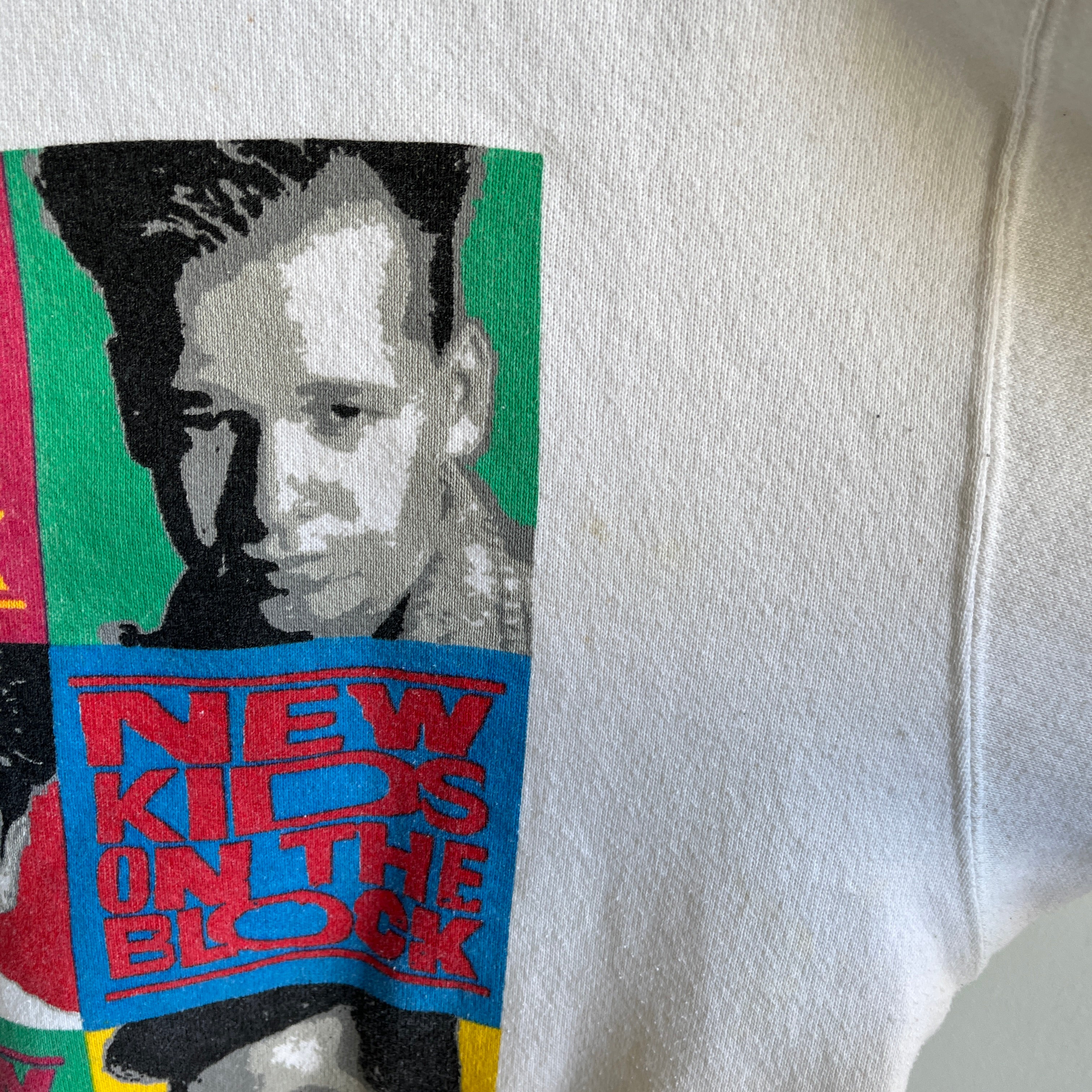 1990s New Kids on The Block Graphic Sweatshirt - OMFG!