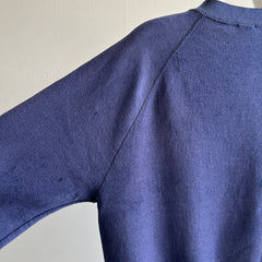 1980s Auburn Thinned out Slouchy Worn Sweatshirt