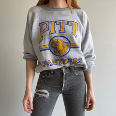 1990/00s Pitt Panthers Thrashed Sweatshirt