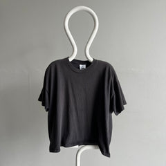 1990s Blank Faded Boxy Lee Cotton T-Shirt