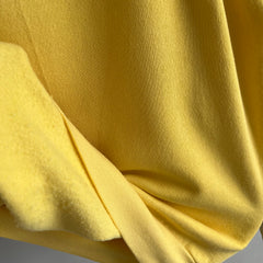 1980s Barely Worn Butter Yellow Cozy Sweatshirt by Ultra Sweats