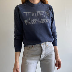 Sweat-shirt ITT Team Texas des années 1980 par Screen Stars