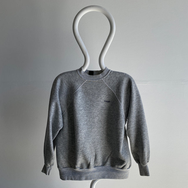 1980s Wrangler Gray Raglan Sweatshirt