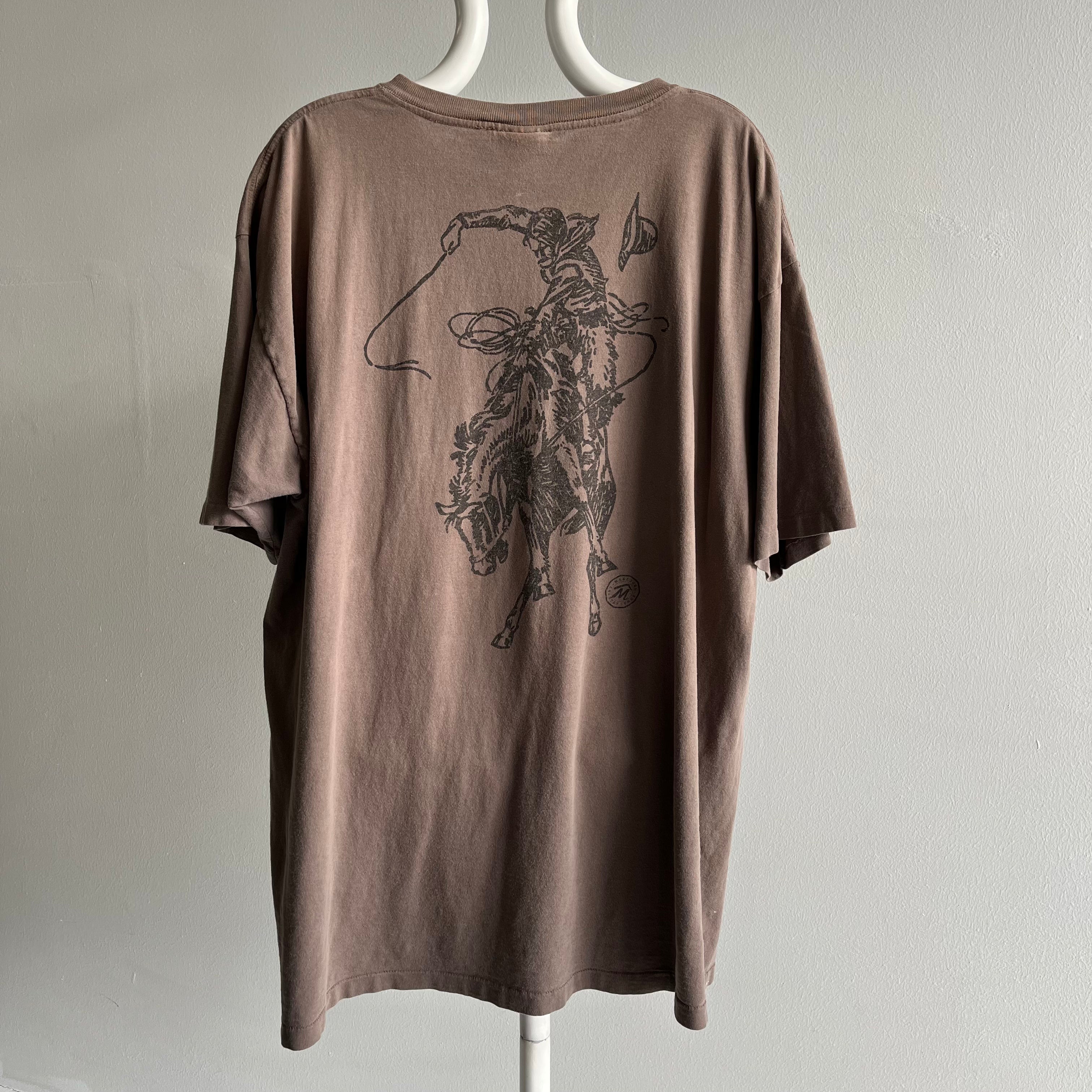 1990s Thrashed Marlboro Man Oversized T-Shirt