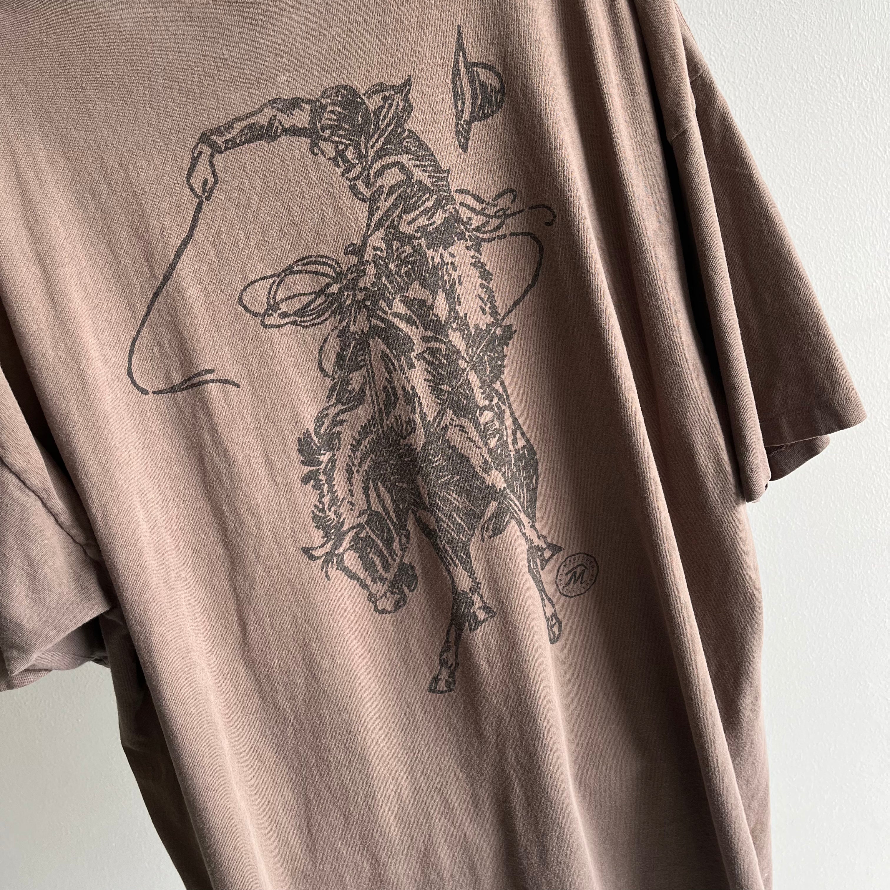 1990s Thrashed Marlboro Man Oversized T-Shirt