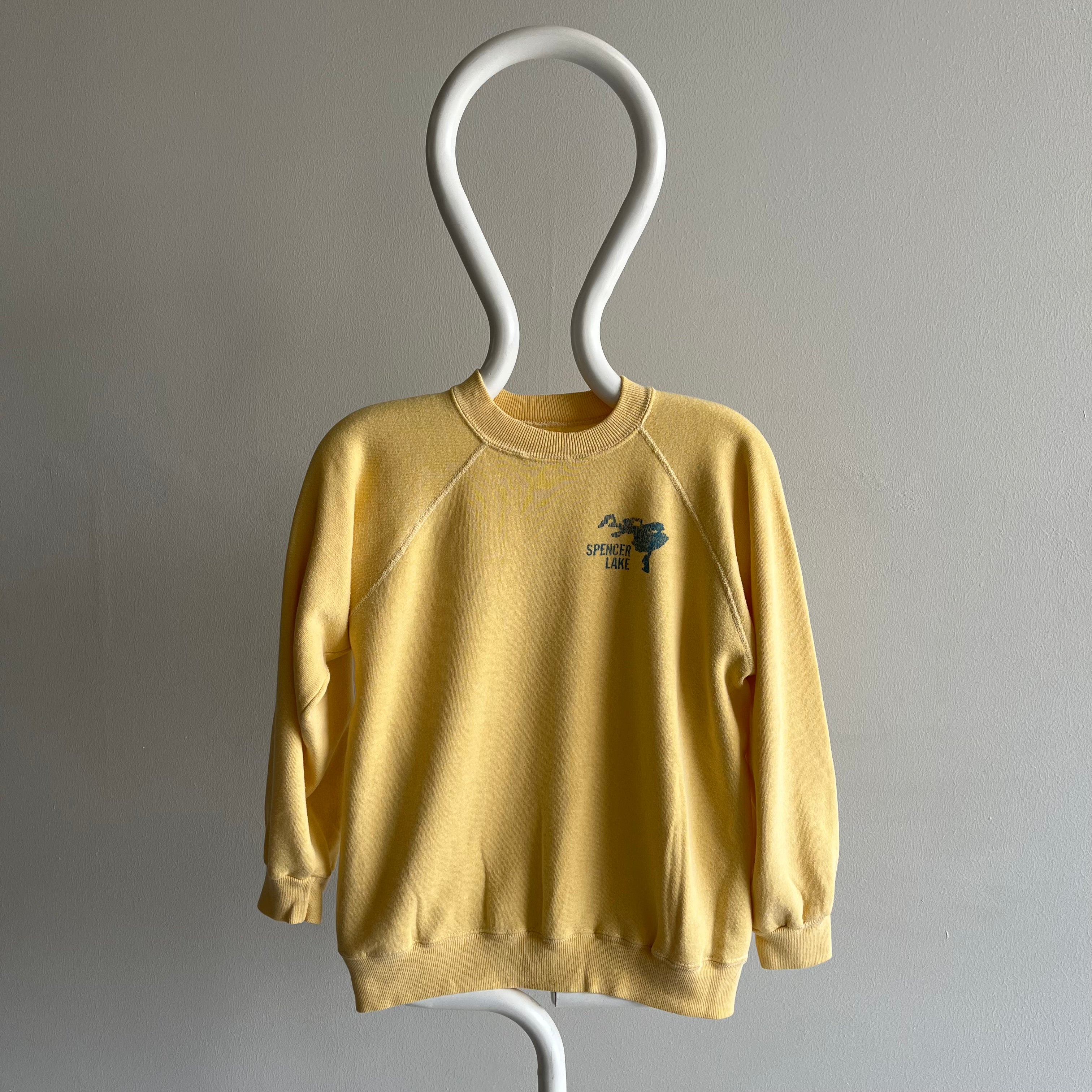 1970s Spencer Lake - Waupaca, Wisconsin Buttery Soft Sweatshirt