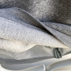 Sweat à capuche zippé gris parfait des années 1970
