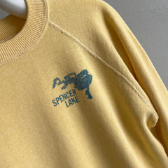 1970s Spencer Lake - Waupaca, Wisconsin Buttery Soft Sweatshirt