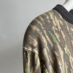 1980s Tree Bark Long Sleeve Camo T-Shirt