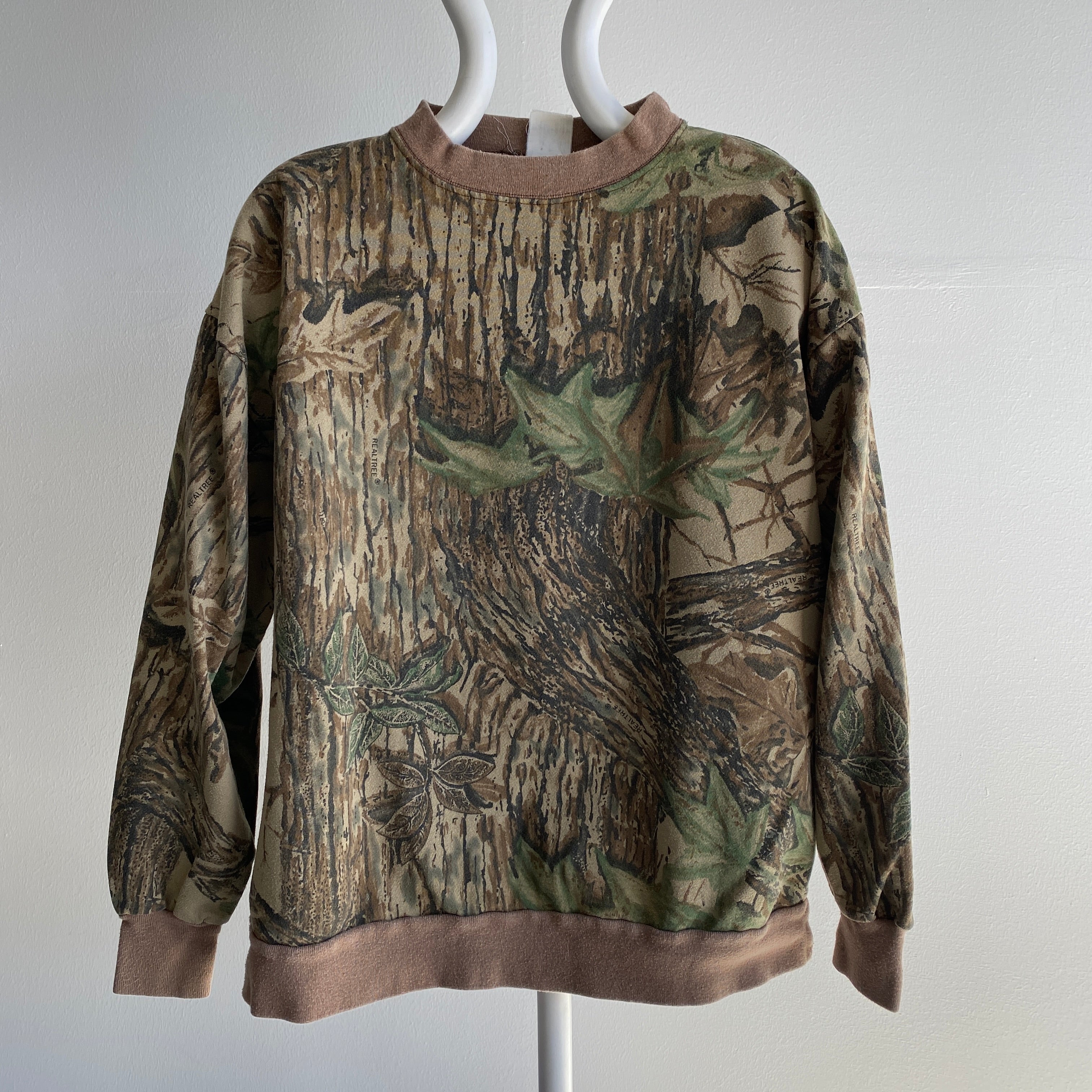 1990s Cotton Hunting Camo Sweatshirt/Shirt