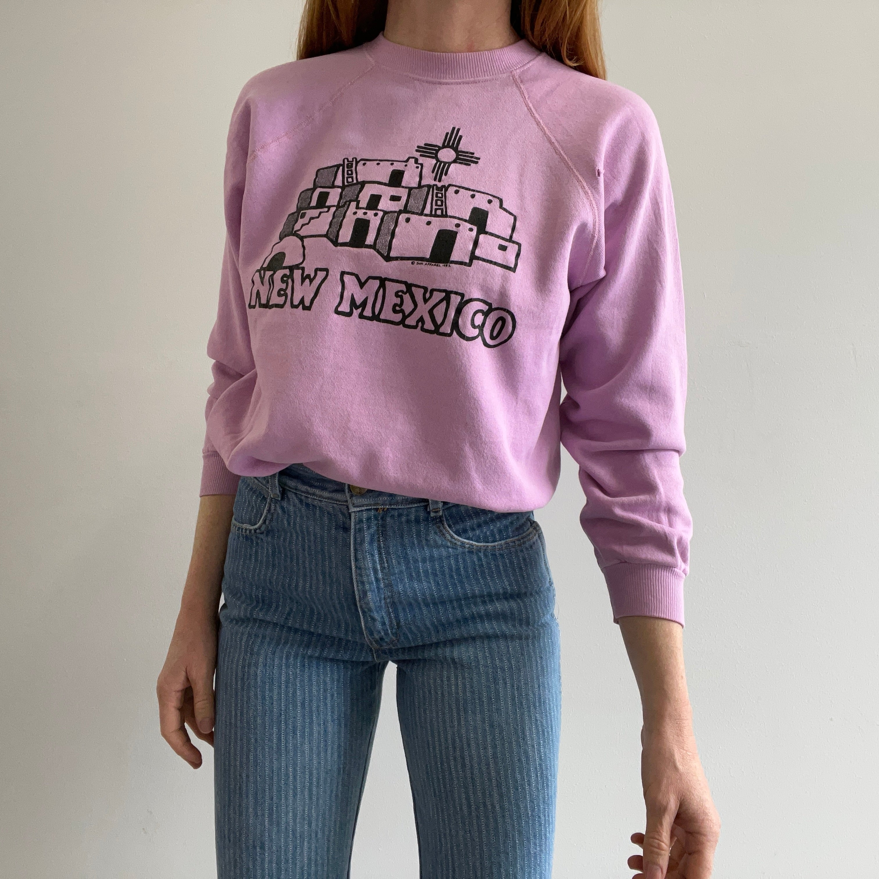 1982 Nouveau-Mexique Sweat fin et ample