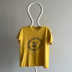 1970s Dekalb County Wrestler of the Week Rolled Neck T-Shirt by Russell Brand - Huzzah!