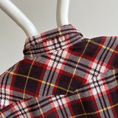 1970s Big Country Snap Front Flannel - XS/S