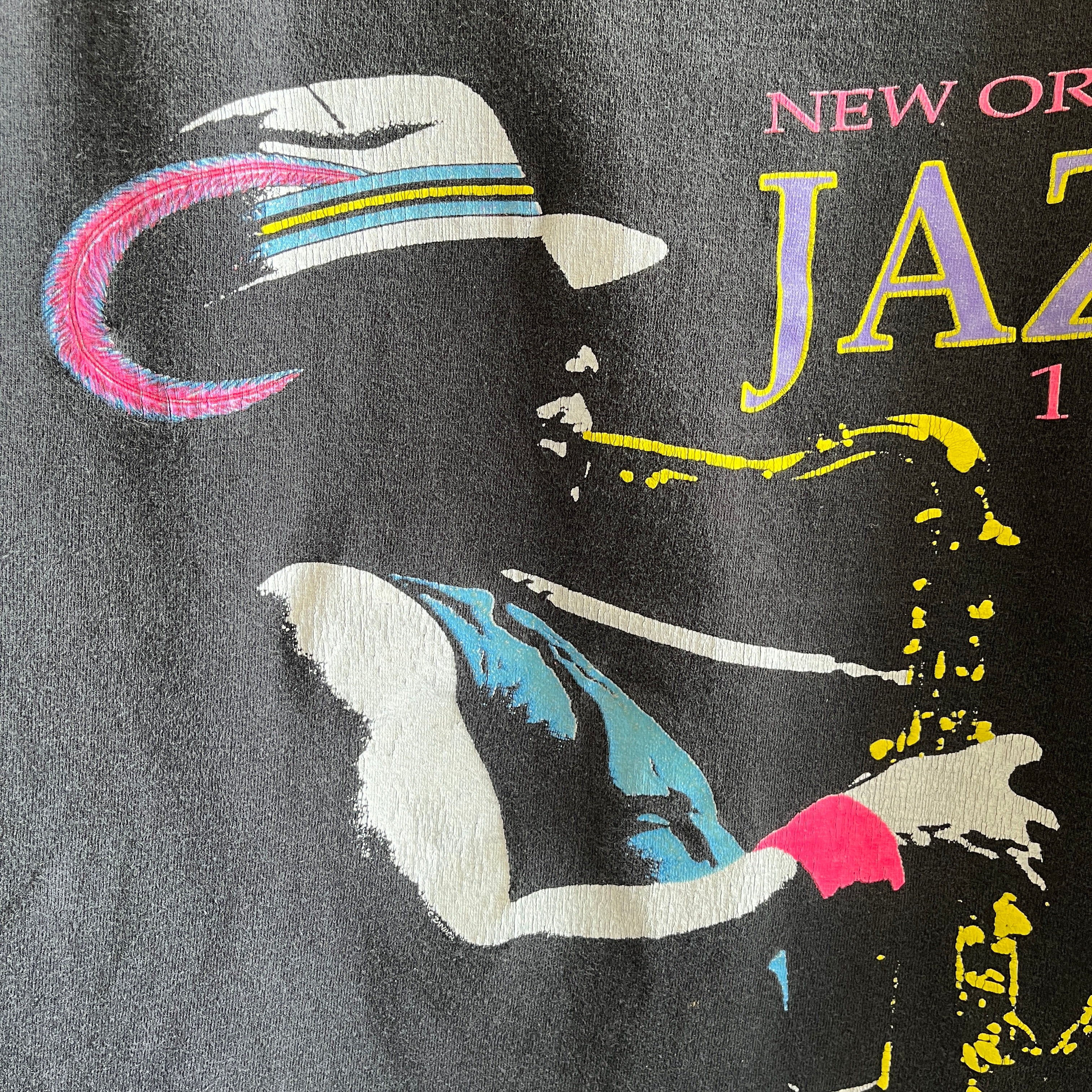 1990 New Orleans Jazz Festival Cotton Tank Top