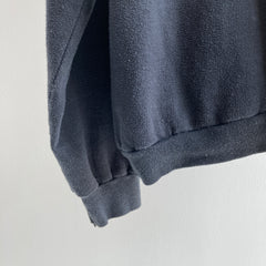70s Faded Black/Gray 50/50 Sweatshirt