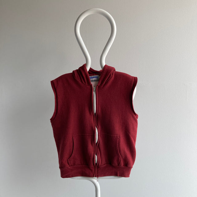 1970's Heavyweight Insulated Hooded Zip Up Vest