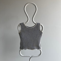 1970's Epic Lined Mesh Cotton Tank - WOW!