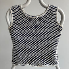 1970's Epic Lined Mesh Cotton Tank - WOW!