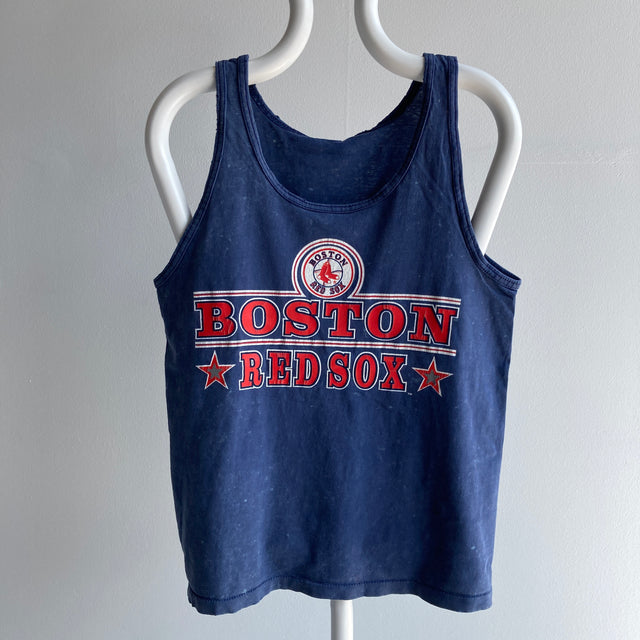 Vintage Rad 80s Beat Up Boston Red Soxs débardeur en lambeaux