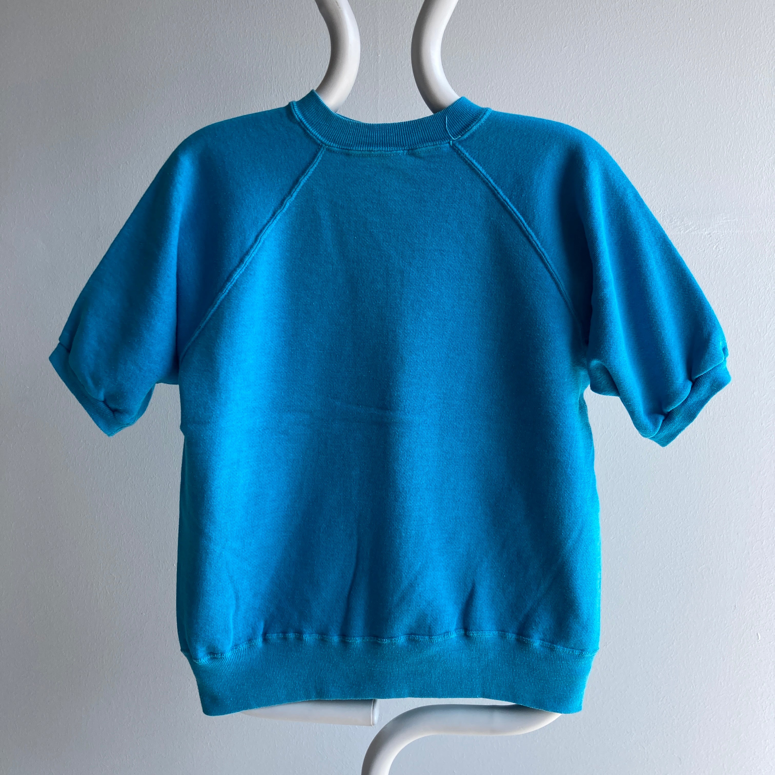 Vintage 50/60s Hanes Teal Warm Up - A RELIC!