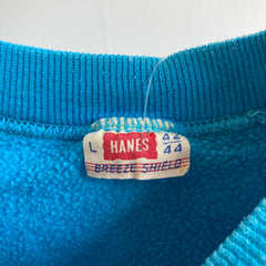 Vintage 50/60s Hanes Teal Warm Up - A RELIC!
