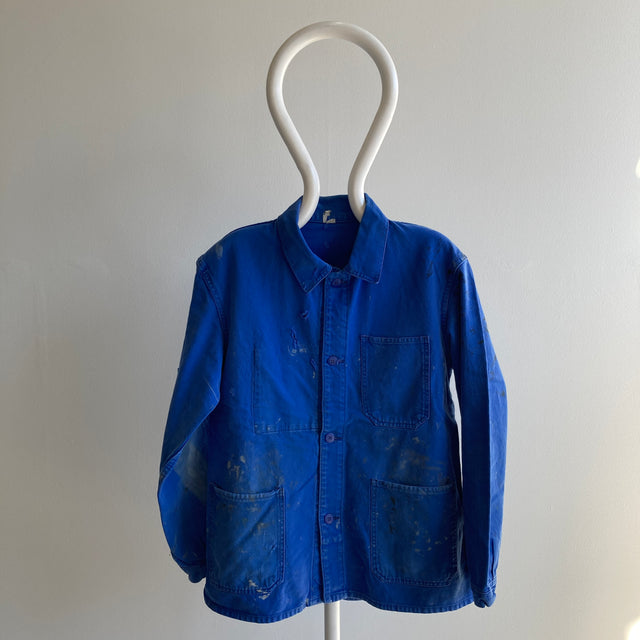 1980s Glacisol European Chore Coat - Stained and Mended