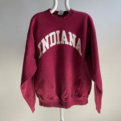 1980s FOTL Indiana University Paint/Bleach Stained Heavyweight Sweatshirt