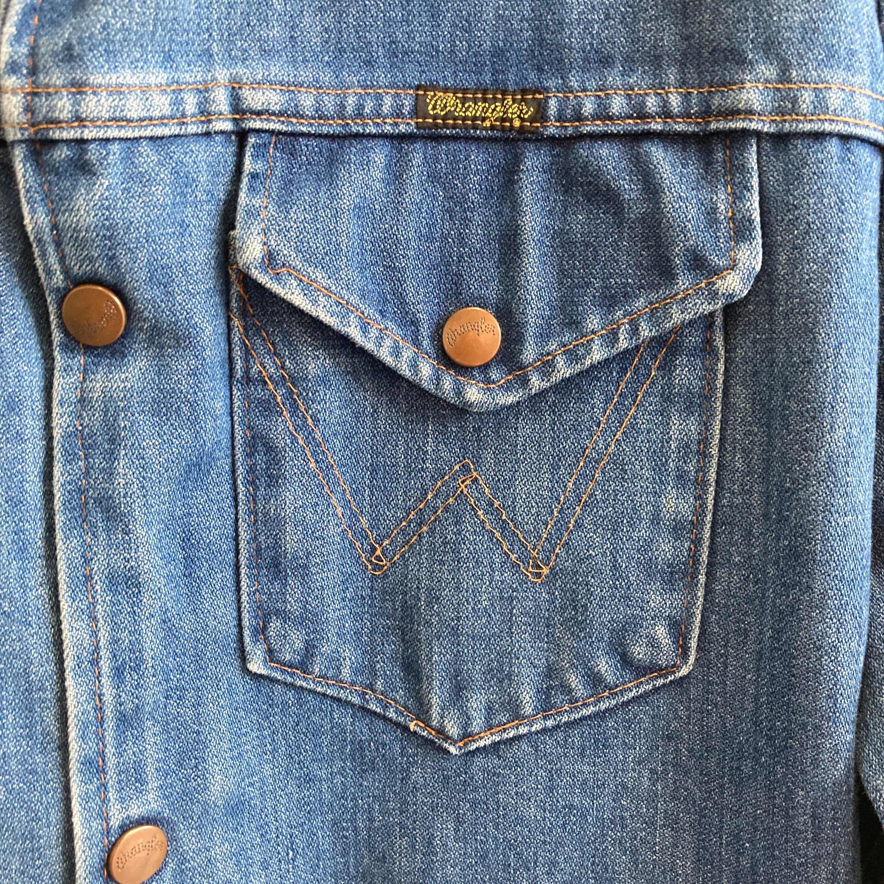 1970s Wrangler Corduroy Collar Insulated Denim Jacket