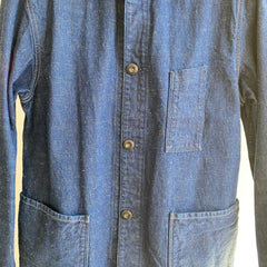 1980/90s Japanese Denim Chore Coat with Workwear Buttons