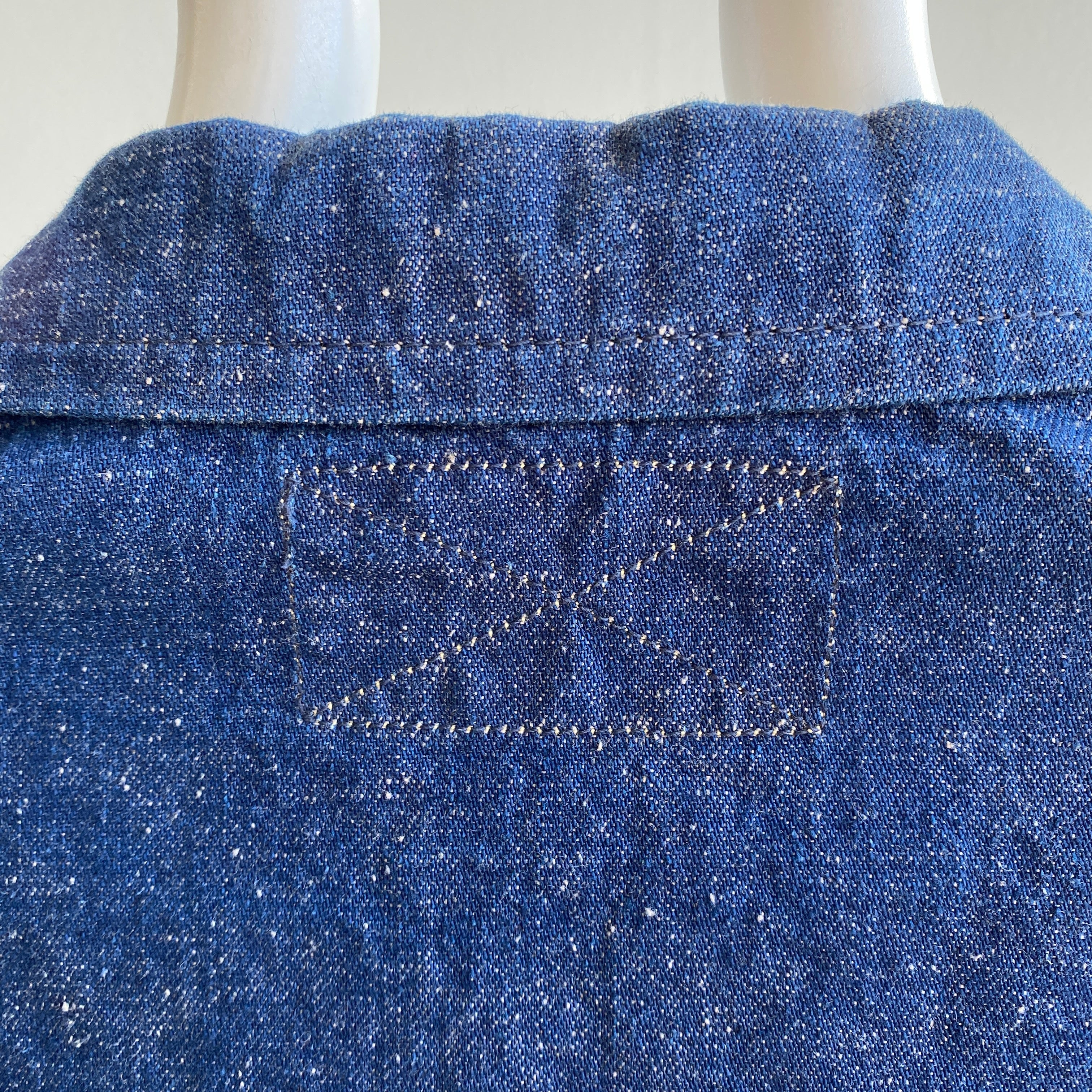 1980/90s Japanese Denim Chore Coat with Workwear Buttons