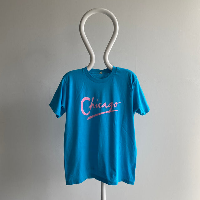 T-shirt Chicago des années 1980 par Screen Stars