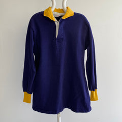 1980/90s Classic Heavy Cotton South African Made Rugby Polo Shirt