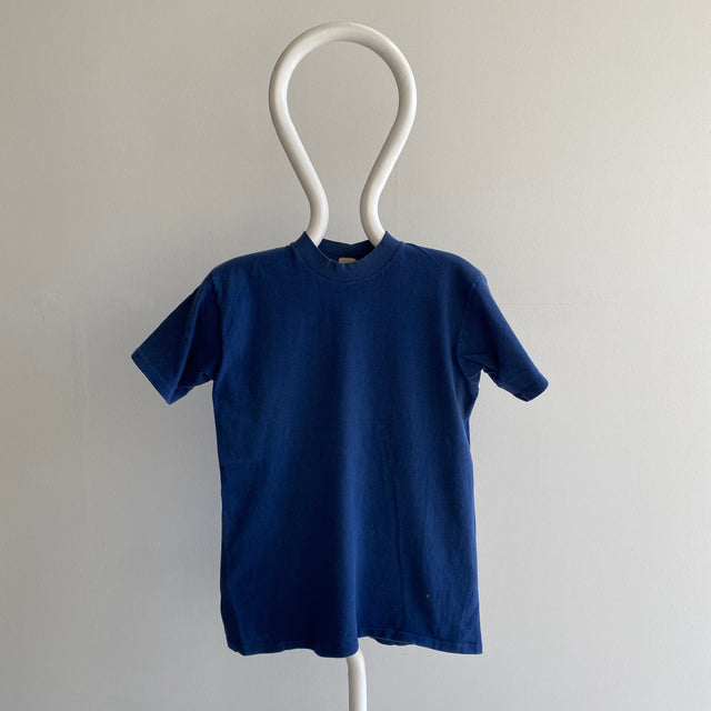 70 Jockey Brand - T-shirt bleu marine délavé super doux