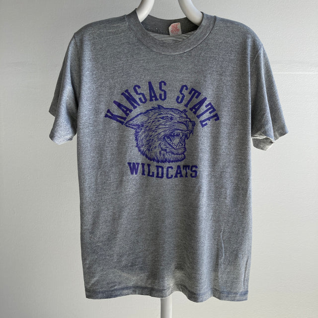 T-shirt Wildcats de l'État du Kansas des années 1970
