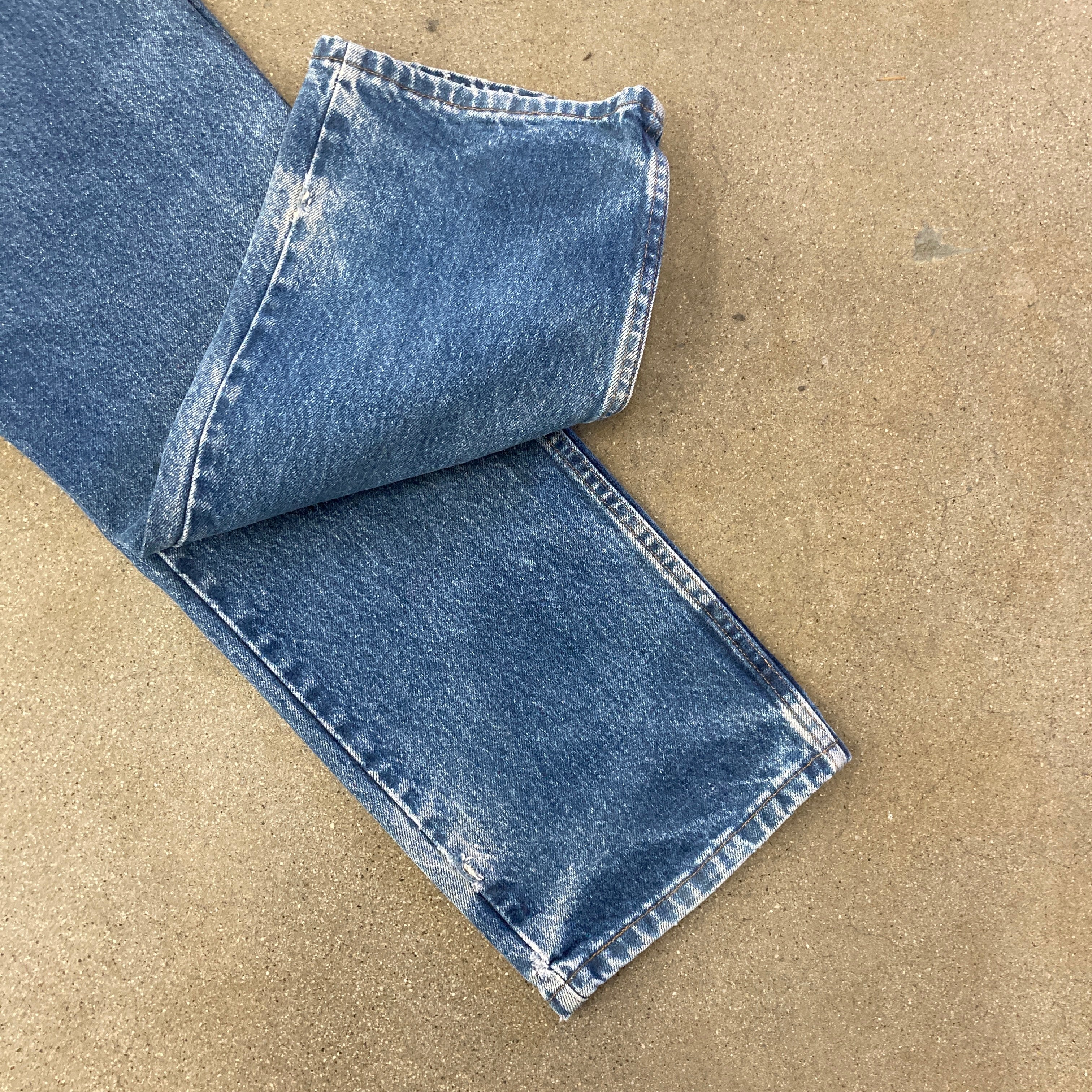 forvisning Sæt tabellen op klynke 1990s 32x29 Rustler Medium Wash Made in Mexico Jeans – Red Vintage Co
