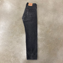 1980/90s 32x32 Levi's 505 Faded Black Jeans