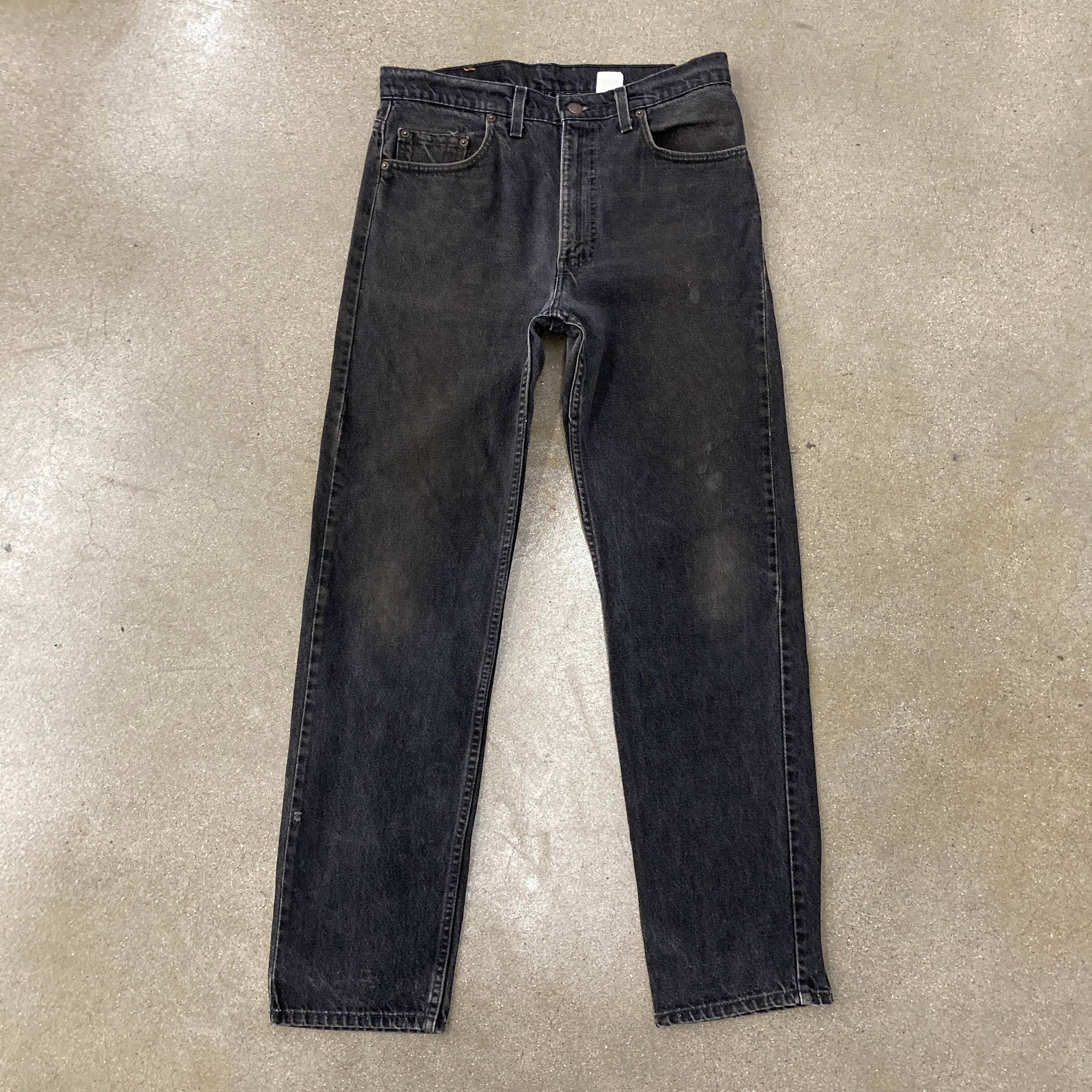 1980/90s 32x32 Levi's 505 Faded Black Jeans