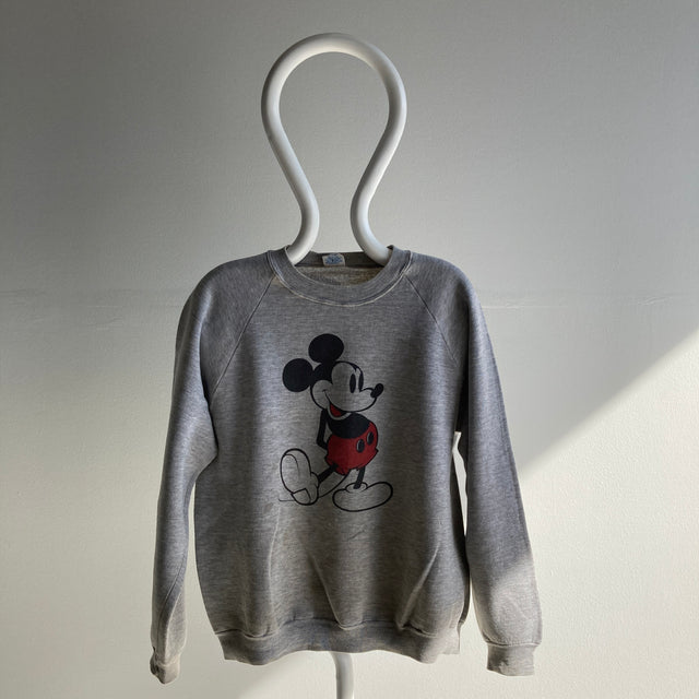 1980s Super Stained Mickey Sweatshirt