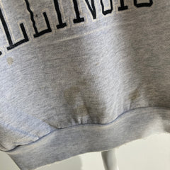1980s Beat Up Northern Illinois Tattered and Stained Sweatshirt by Artex