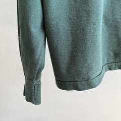 1990s GAP Long Sleeve Cotton Hoodie T-Shirt with Gash in the Backside