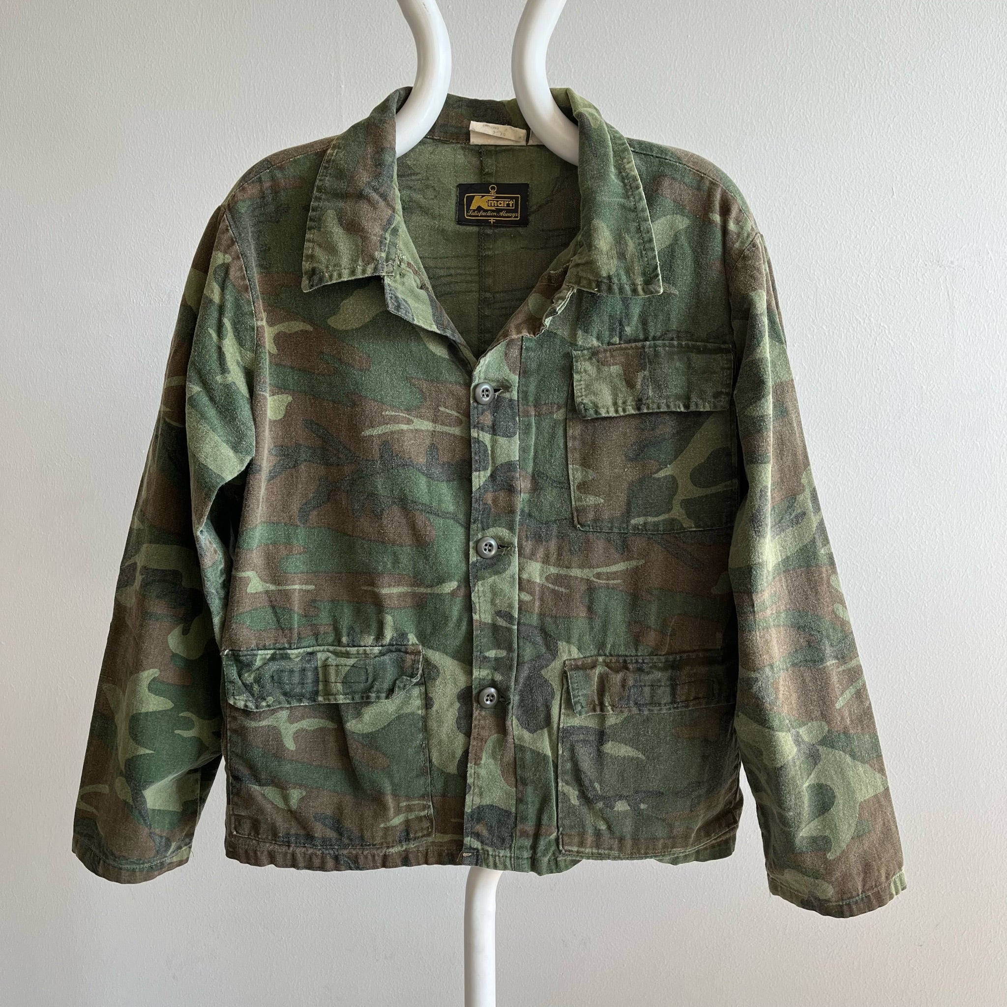 1980s K-Mart USA Made Camo Chore Coat