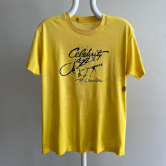 1970s Super Stained Celebrity Jazz - The Macon Hilton - T-Shirt