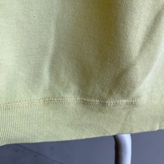 1970s Blank Pale Yellow Warm Up