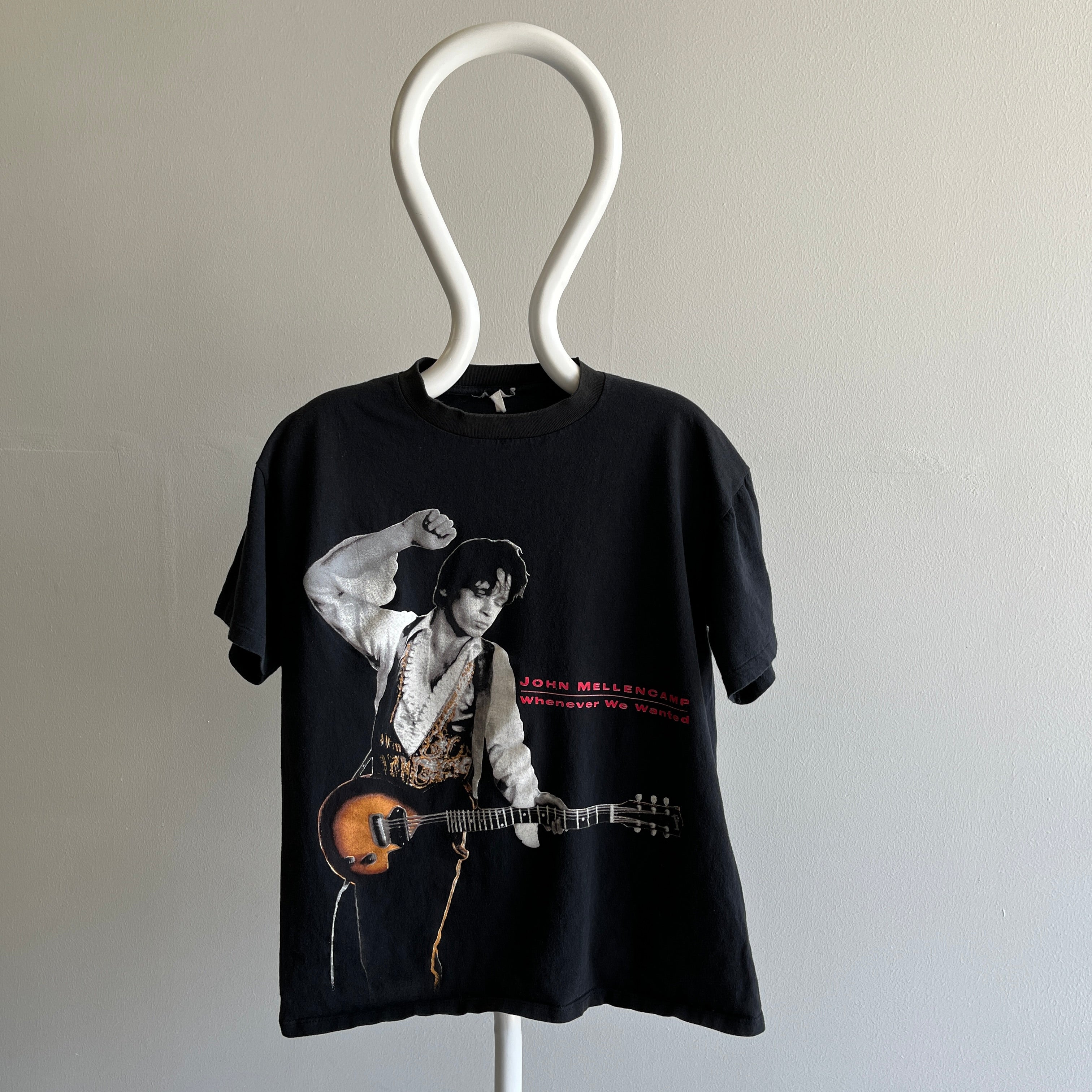 1992 John Mellencamp - Chaque fois que nous le voulions - T-shirt de la tournée musicale