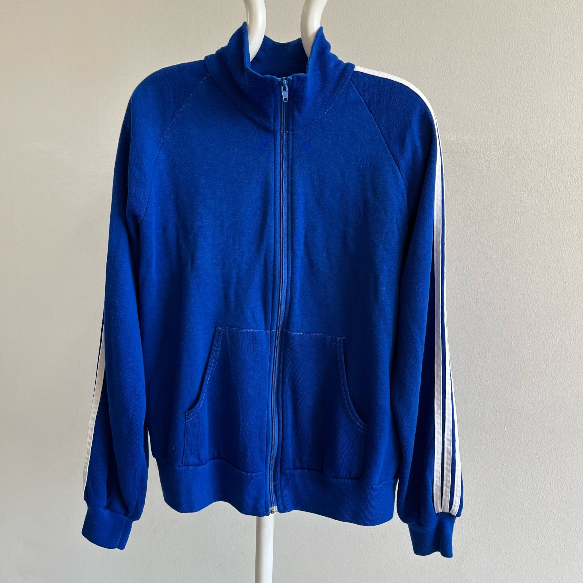 1970s Mock Neck Zip Up by Warm Up - SO SOFT
