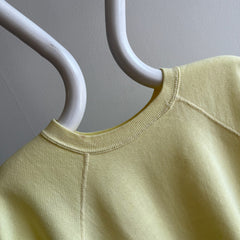 1970s Blank Pale Yellow Warm Up