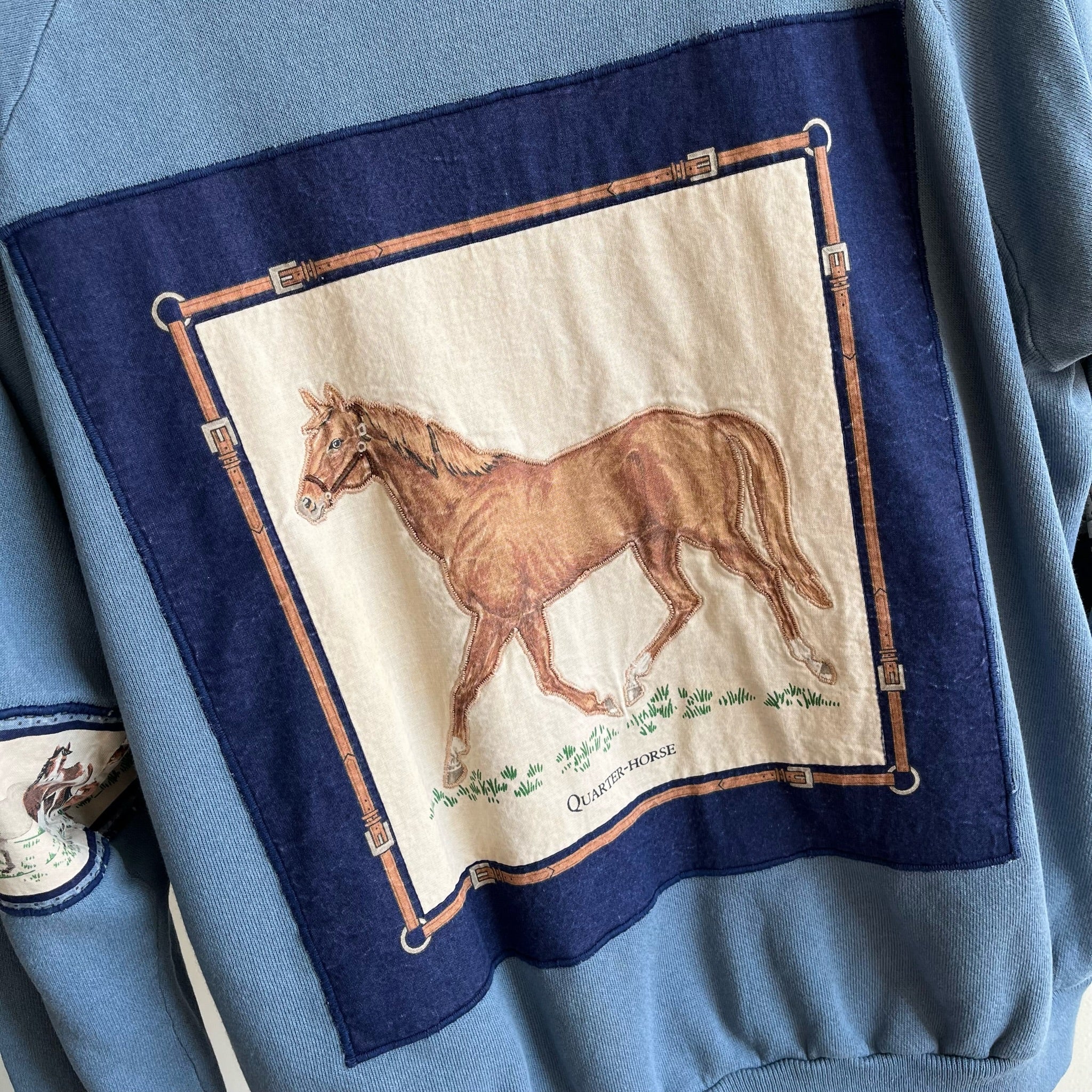 1980s Quarter Horse Crafty Sweatshirt - WOAH